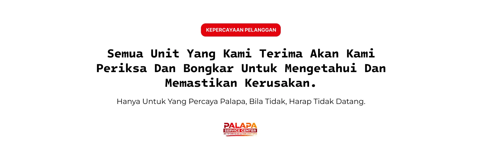 Dedikasi layanan perbaikan untuk pelanggan setia Palapa