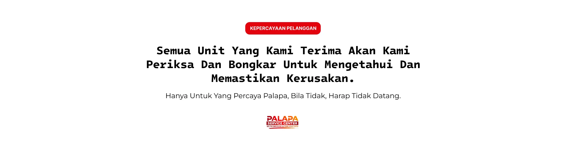 Dedikasi Kami Untuk Pelanggan Setia Palapa